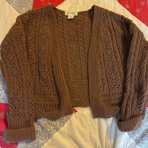 Jessica Simpson brown sweater